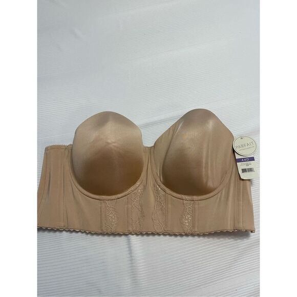 NWT PARFAIT Bustier Bra European Nude Size 44D New - Picture 1 of 6